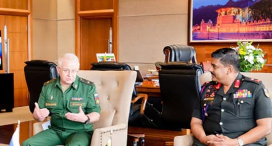 Russian Military Delegation Meets Army Chief